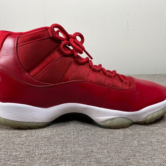 Nike Air Jordan 11 Retro Win Like 96 Men's 13 Gym Red Black-White 378037-623 - Picture 9 of 15